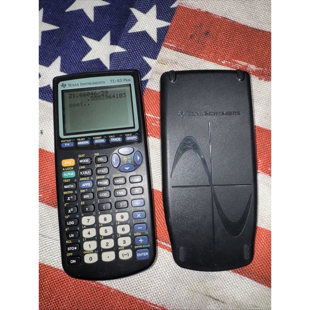Texas Instruments TI-83 Plus Graphing Calculator - Black (83PL/TBL/1L1/A)